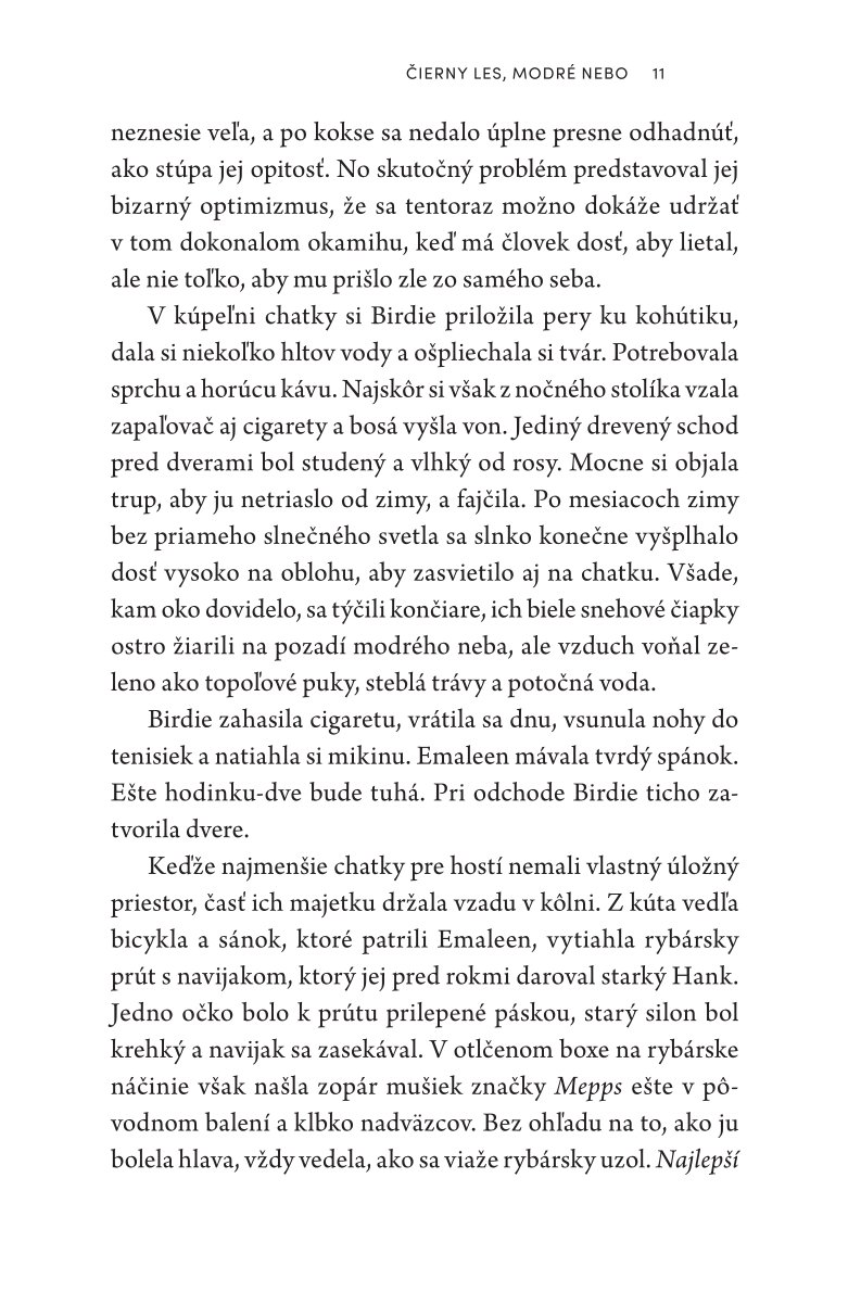 Čierny les, modré nebo