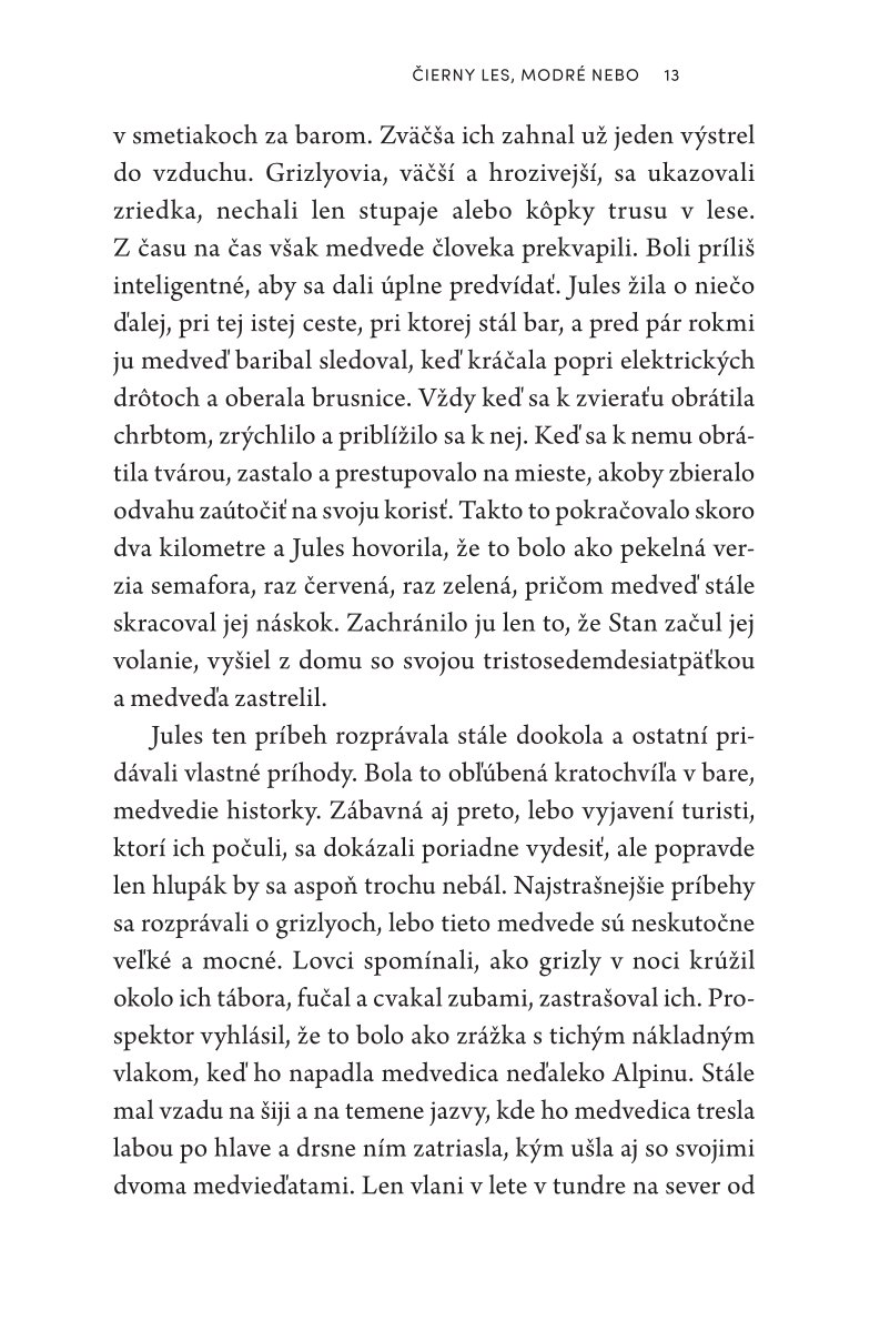 Čierny les, modré nebo