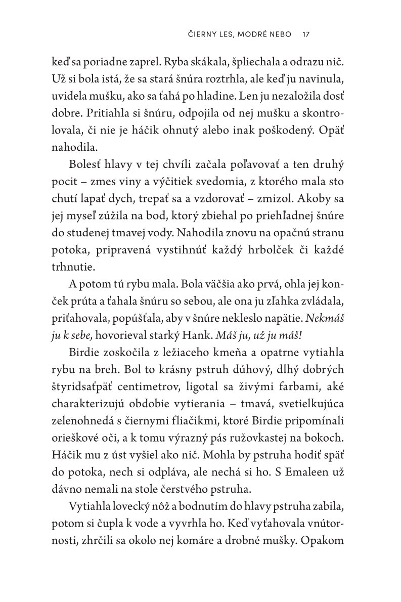 Čierny les, modré nebo