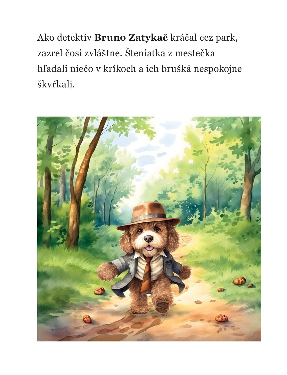 Detektív Bruno Zatykač a zlodej maškŕt