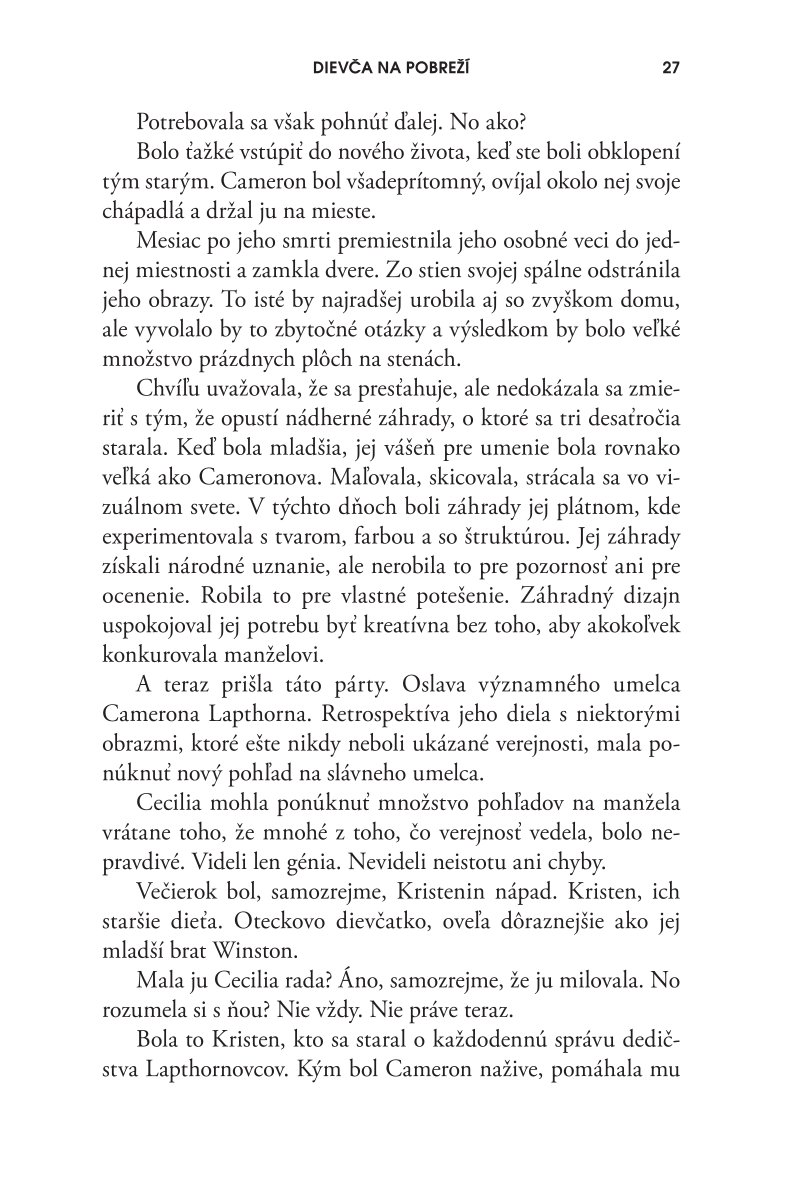 Dievča na pobreží