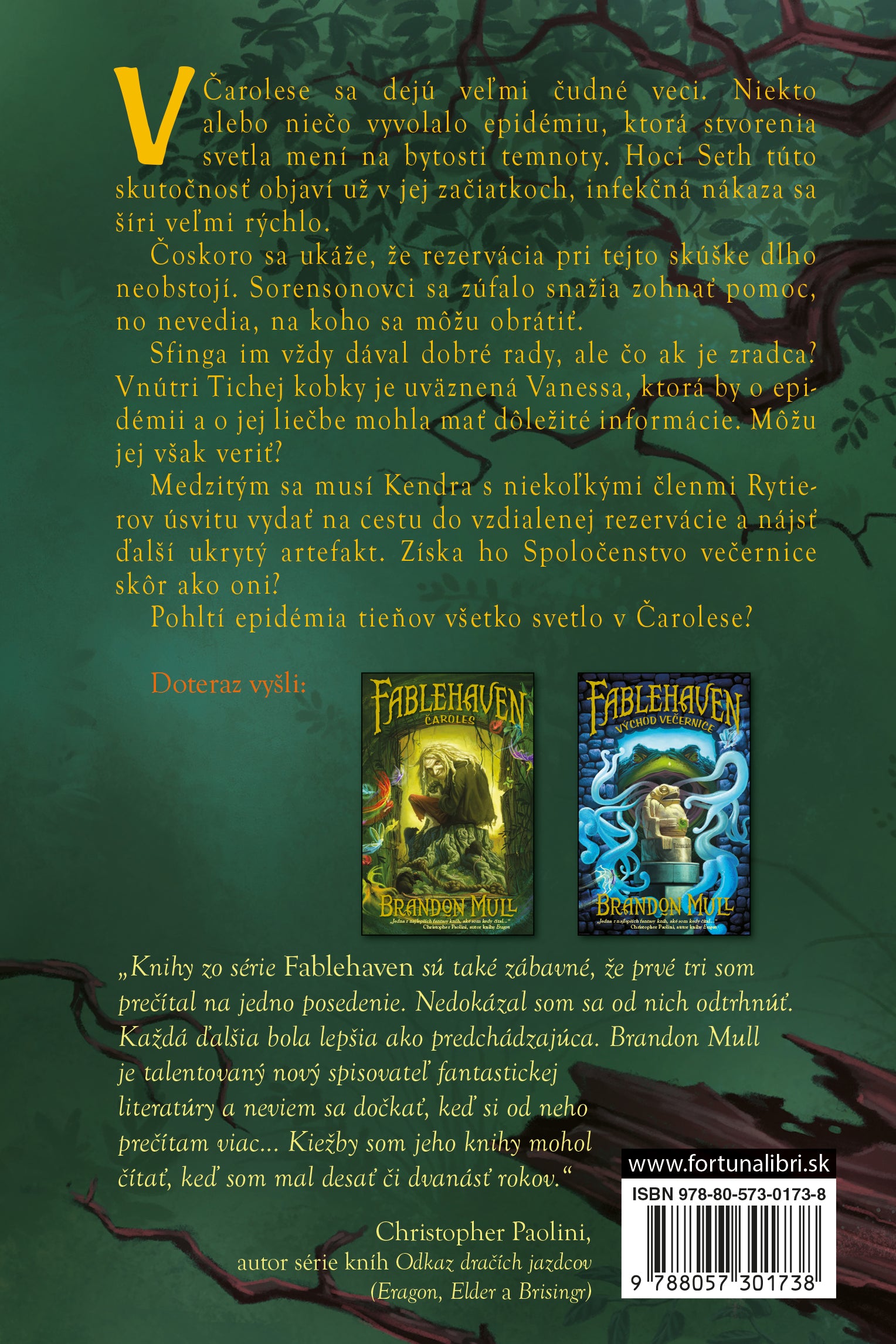 FABLEHAVEN 3: Epidémia tieňov