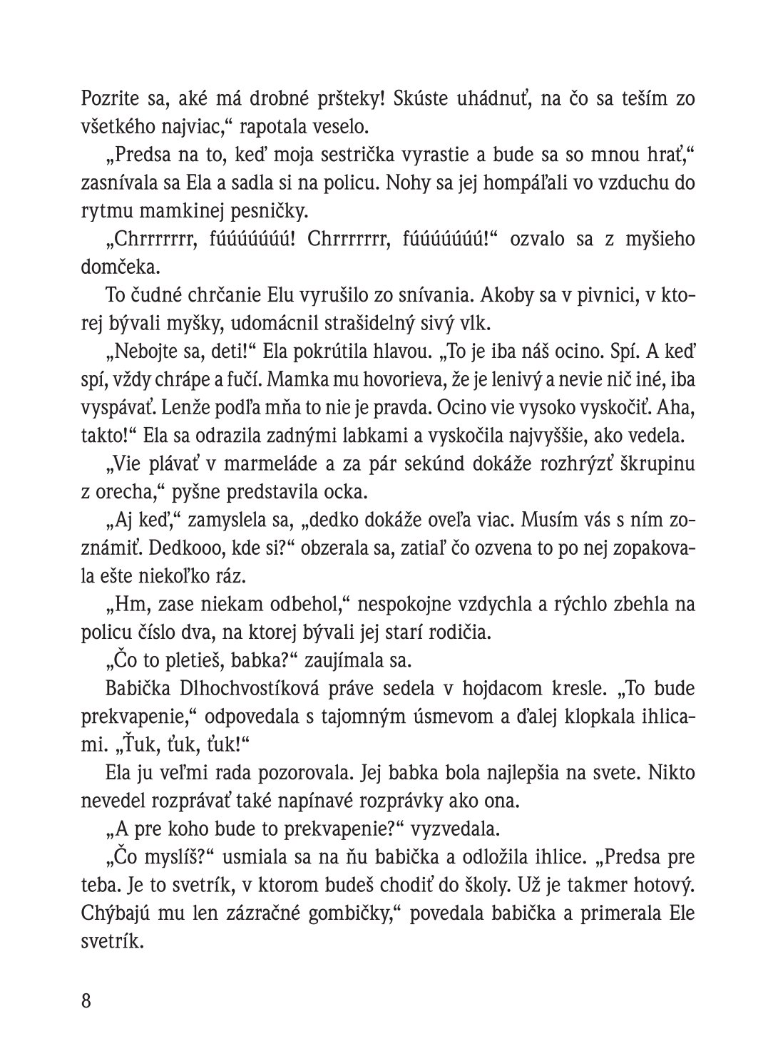 Gombičky pre myšku Elu