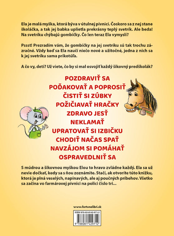 Gombičky pre myšku Elu