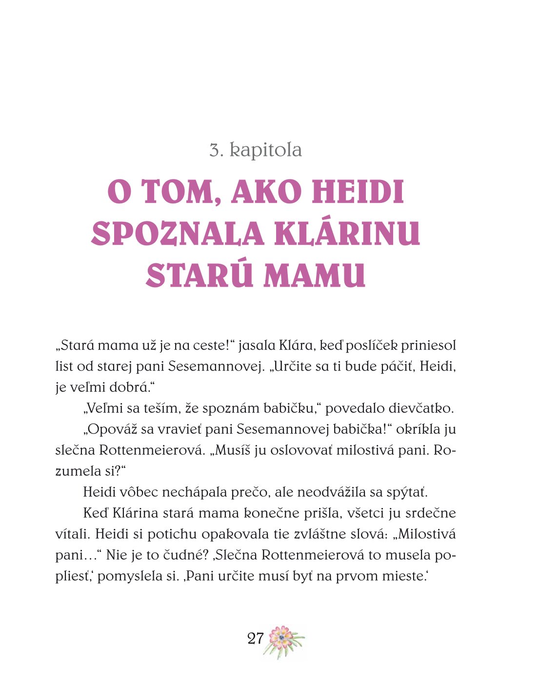 Heidi a jej priatelia