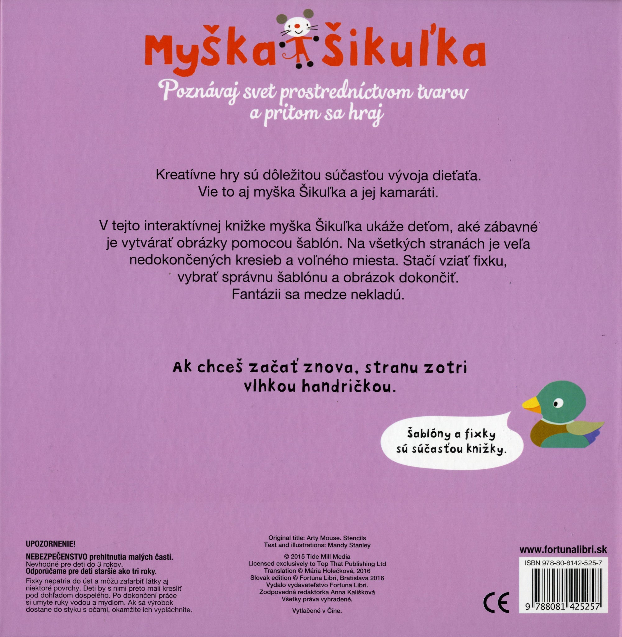 Myška Šikuľka – Šablóny