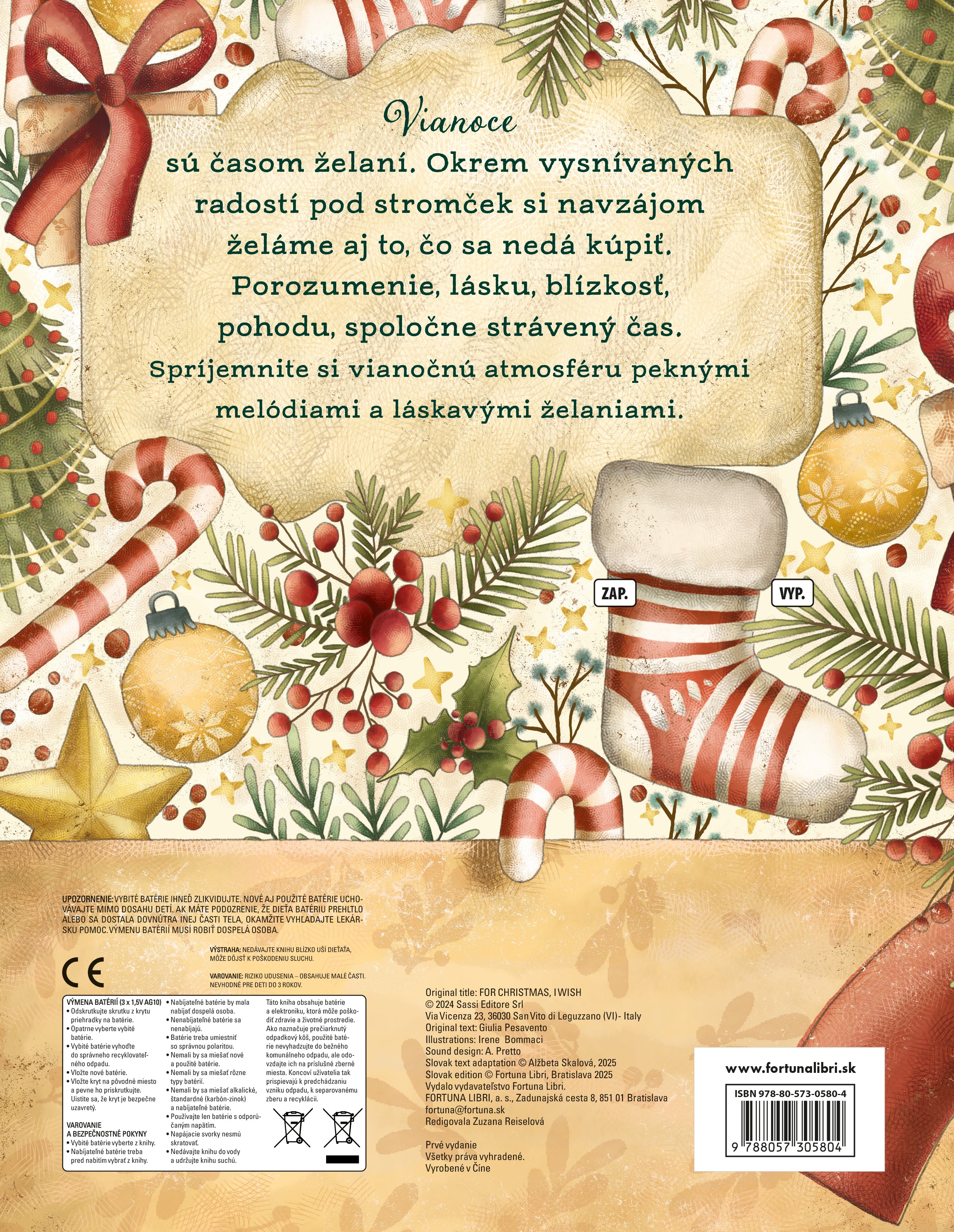 Na Vianoce si želám - leporelo s melódiami