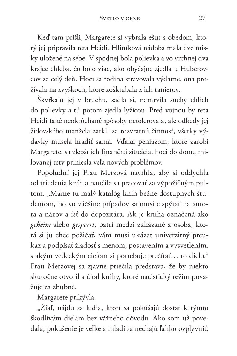 Svetlo v okne